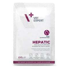 VETEXPERT Veterinary Diet Hepatic dietinis pašaras katėms, 100g