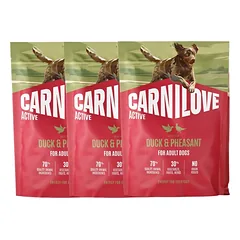 CARNILOVE Active Dog Duck and Pheasant Adult 3x1,5 kg antis ir fazanas, suaugusiems šunims