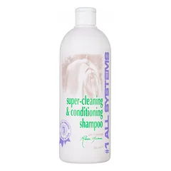 1 All Systems Super Cleaning & Conditioning Shampoo - stiprinamasis kailio šampūnas šuniukams ir jautriems šunims