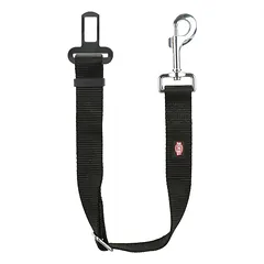 Trixie juodas pavadėlis automobilyje šuniui prisegti 45-70 cm x 25 mm