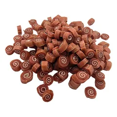 Bubu Pets mini rabbit pollock rolls 500g – minkšti triušienos suktinukai — 2 nuotrauka