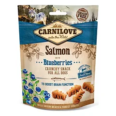 Carnilove Dog skanėstas Salmon with Blueberries with fresh meat 200g.