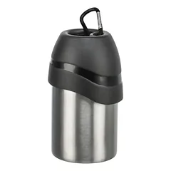 TRIXIE Gertuvė butelis su dubenėliu, nerūd. plienas/plastikas, 0.3 l