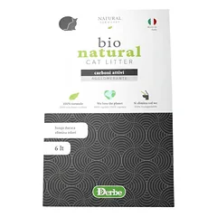 Natural Derma Pet kukurūzų kačių kraikas su aktyvuota anglimi, 6 l
