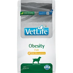 FARMINA Vet Life Obesity Fish maistas suaugusiems šunims 2 kg + FARMINA Vet Life Dental Treat Obesity Medium/Maxi 100 g (7 vnt) NEMOKAMAI !