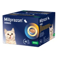 Milprazon Chewable 4 mg/10 mg tabletės nuo kirminų mažoms katėms ir kačiukams - Pet24
