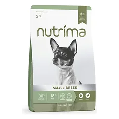 Nutrima Dog Adult Small Breed maistas šunims, 2 kg