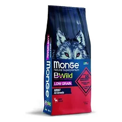 Monge BWILD All Breeds Adult susas pašaras šunims su elniena 12 kg