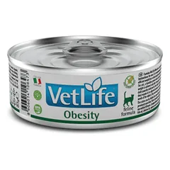 Farmina Vet Life Cat Obesity drėgnas maistas katėms su antsvoriu, 85 g photo