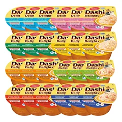 Inaba DASHI papildomas kačių maistas – 24x70 g MIŠINYS SKONIŲ