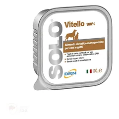DRN Solo Vitello 100g ir 300g (Veršiena) konservai Šunims ir katėms