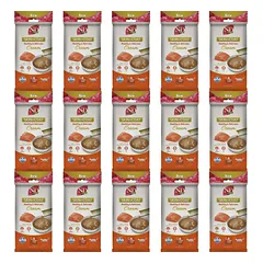 FARMINA N&D QUINOA Skin & Coat Healthy & Delicious Cream su lašiša katėms 15x60 g