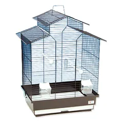 Plaček Cage Ela narvas kanarėlėms, amadinams ir mažiesiems papūgoms, 50.5×38.5×63.5 cm