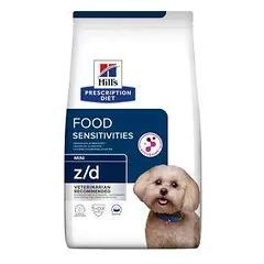 Hills Prescription Diet Canine Food Sensitivities z/d Mini Original sausas maistas šunims, alergiškiems maistui, 1 kg