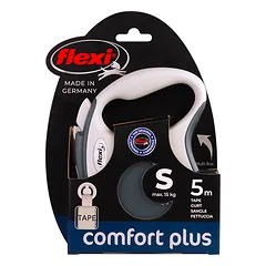 FLEXI pavadėlis šuniui Comfort Plus S juostinis 5m, antracitas — 2 nuotrauka