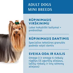 OPTIMEAL™ visavertis sausas pašaras miniatiūrinių veislių šunims su lašiša, 4 kg — 2 nuotrauka