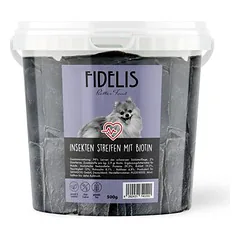 FIDELIS Insekten Streifen mit Biotin (500g-Eimer)