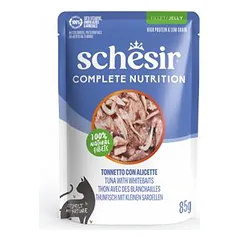 Schesir Complete Nutrition filė drebučiuose 6 x 85 g pakeliuose, drėgnas maistas katėms — 4 nuotrauka