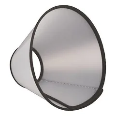 TRIXIE Plastikinė apsauginė apykaklė su užtrauktuku, L-XL: 50-58cm/28cm