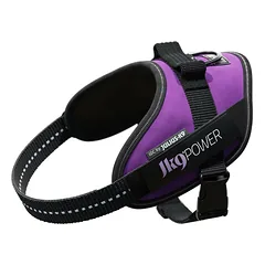 Julius - K9 IDC Powerharness Dark - aukštos kokybės šunų petnešos, tamsiai violetinės - Mini - Mini