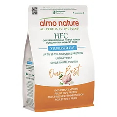 Almo Nature HFC Adult Sterilised Cat Fresh Chicken sausas maistas katėms