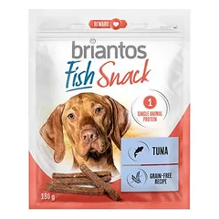 Briantos Fish Snacks, Thunfisch und Lachs für Hunde