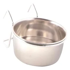 Trixie Dubenėlis paukščiams, nerūd. plienas su laikikliu, 150 ml/7cm