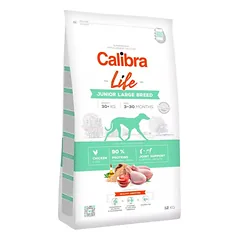 CALIBRA Dog Life Junior Large Breed Chicken 2,5 kg didelių veislių šuniukams vištiena
