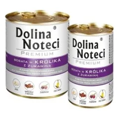 Konservai šunims su triušiena ir spanguolėmis Dolina Noteci Premium 400 g — 2 nuotrauka