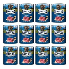 HAPPY DOG Sensible Pure Germany jautiena, 12 x 400 g, drėgnas ėdalas šunims