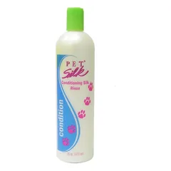 Pet Silk Conditioning Silk Rinse - drėkinantis šilko kondicionierius visų tipų šunų ir kačių kailiui, koncentratas 1:16