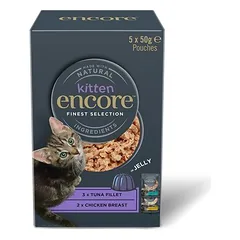 Encore Kitten Jelly Pouch 5 x 50 g