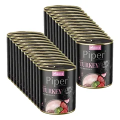 DOLINA NOTECI Piper šunims su kalakutiena ir brokoliais 24x800g