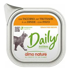 Almo Nature Daily pastēte ar tītaru 100 g - konservi kaķiem nuotrauka