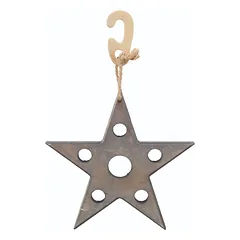 Trixie Play And Snack Star medinis žaislas graužikams su vieta skanėstams, 14 x 17 cm, pilkas