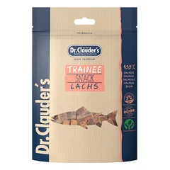 DR.CLAUDER'S Trainee Snack skanėstai kubeliais su lašiša šunims ir katėms, 80 g