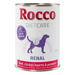 Rocco Diet Care Renal Rind mit Hühnerherzen & Kürbis 400g 