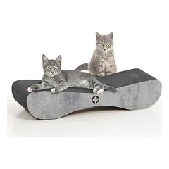 Canadian Cat Company draskymo lenta SATELLITE, draskymo kartonas, L 76 x B 24 x H 15 cm - turkio spalvos — 4 nuotrauka