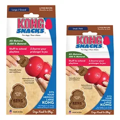 KONG traškūs kepenėlių skonio skanėstai šunims,  L