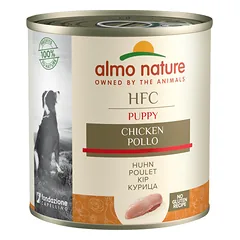 Almo Nature HFC Puppy Vištiena minkštas maistas šuniukams, su vištiena, 280 g