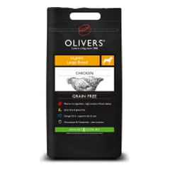 Oliver's Large Breed Start Grain Free sausas maistas šuniukams - Pet24