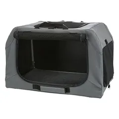 Trixie šunų dėžė Easy, pilka, S–M, 71 × 49 × 51 cm — 2 nuotrauka