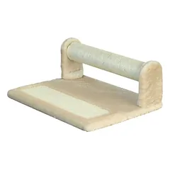 Quapas Cat Scratching Cylinder Board Beige