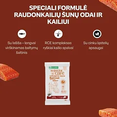 Begrūdis suaugusių, visų veislių raudonkailių šunų pašaro papildas - skanėstai su lašiša, 160 g — 3 nuotrauka