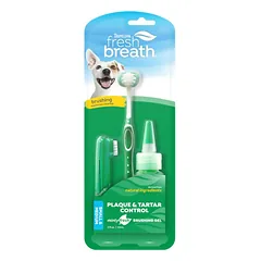 TropiClean Fresh Breath Oral Care rinkinys šunims S/M