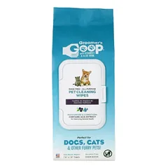 Groomer`s Goop Pet Cleaning Wipes (Rinse Free) 100 gb