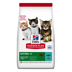 Hill's Science Plan Cat Kitten <1 su tunu, sausas maistas kačiukams 1.5 kg parduotuvėje pethappy.lt