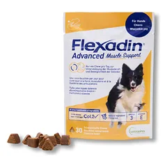Flexadin Advanced Muscle Support šunims, 30 tabl. parduotuvėje Petz.lt