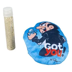 Duvo+ Katzenspielzeug "Die Schlümpfe" Gargamel Catnip blau