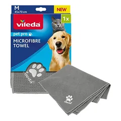 Mikropluošto rankšluostis gyvūnams VILEDA Pet Pro M dydis 45x70cm